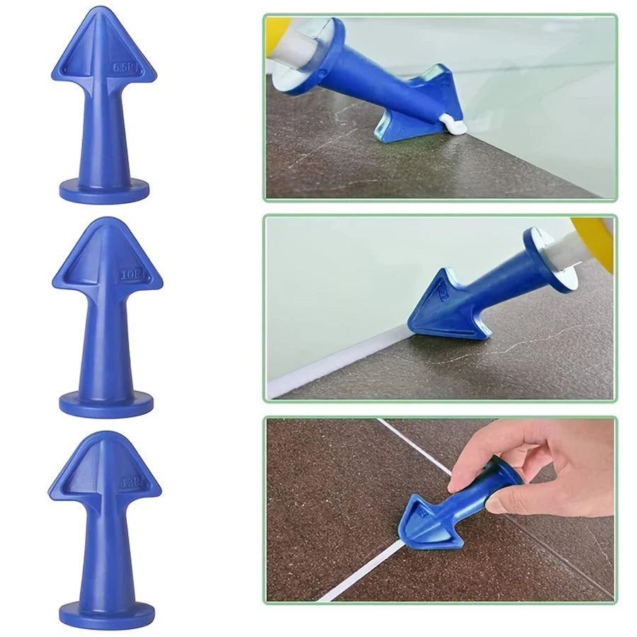 3PCS Silicone Caulk Nozzle Applicator Tools Kit for Sealant and Epoxy