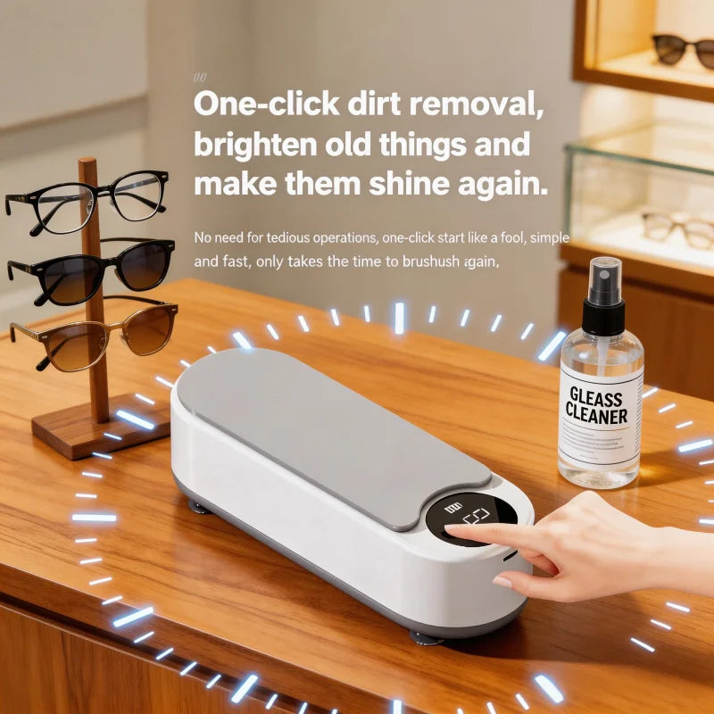 High-Frequency Glasses Cleaner - Wireless Multi-Purpose Cleaning Machine