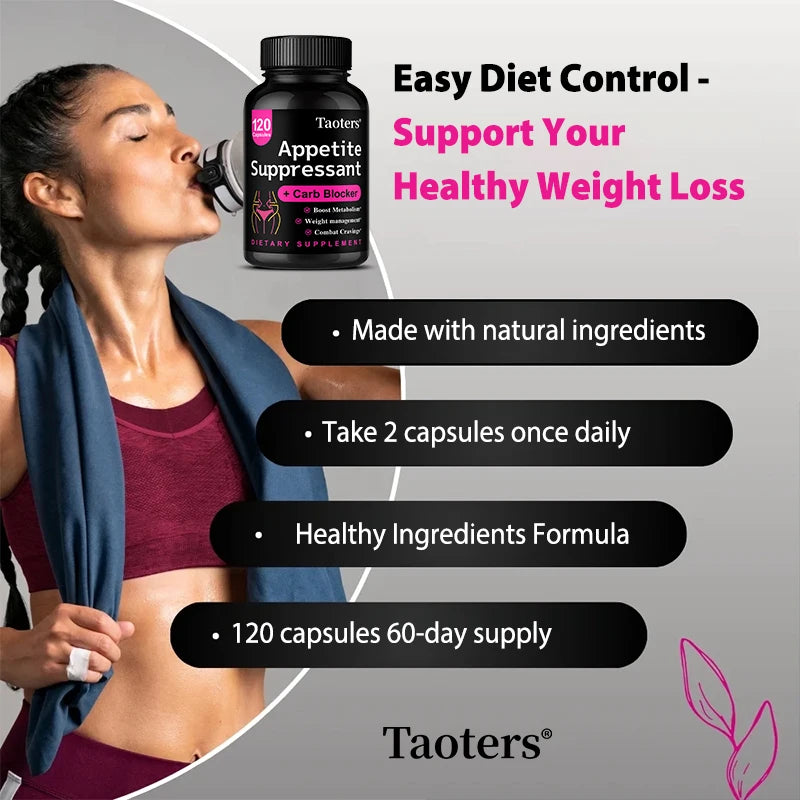 Glucomannan and Chromium Picolinate Supplements, 60 Capsules, Daily Use
