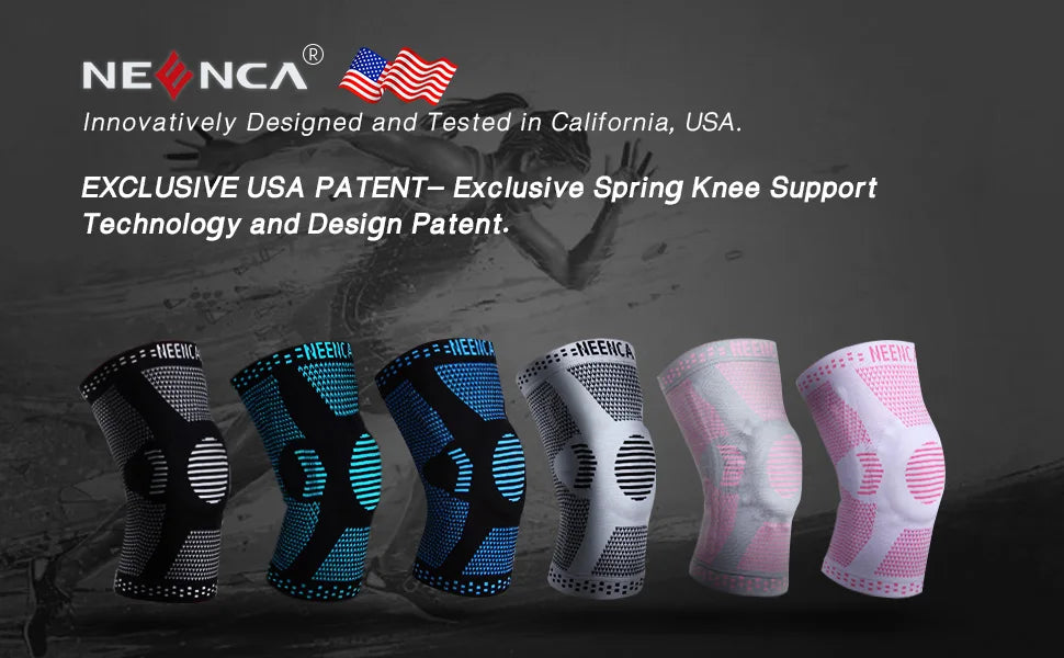 NEENCA Knee Support Brace with Side Stabilizers for Stability & Comfort