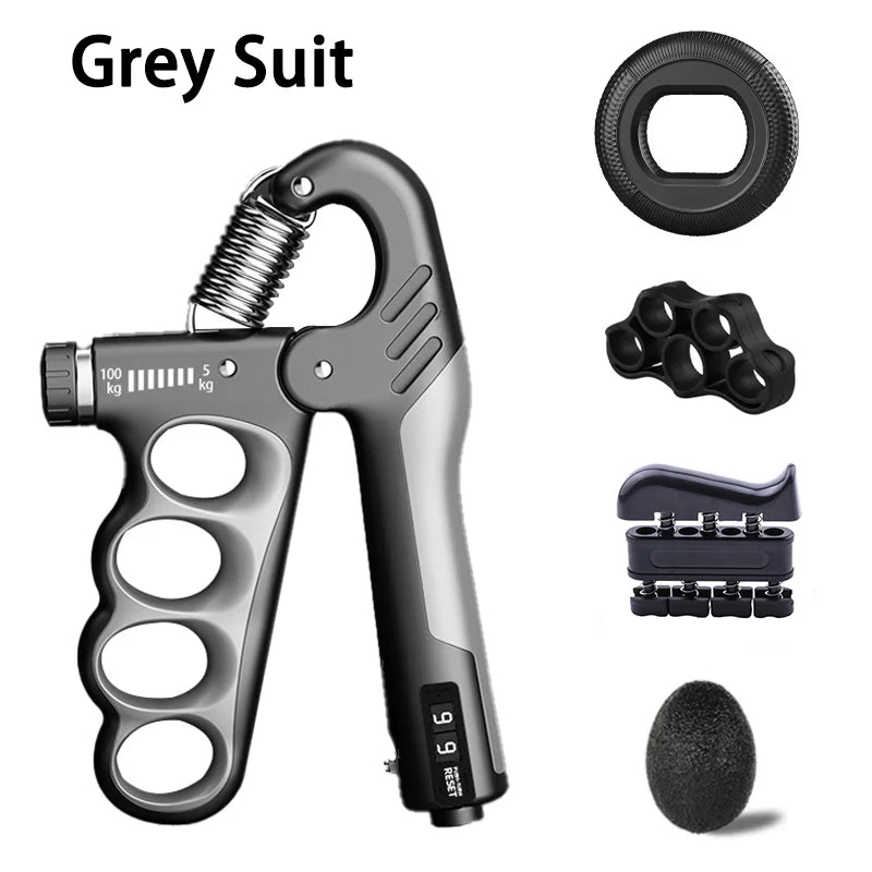 Adjustable Grip Strengthener 5-60kg for Muscle Recovery & Fitness Training