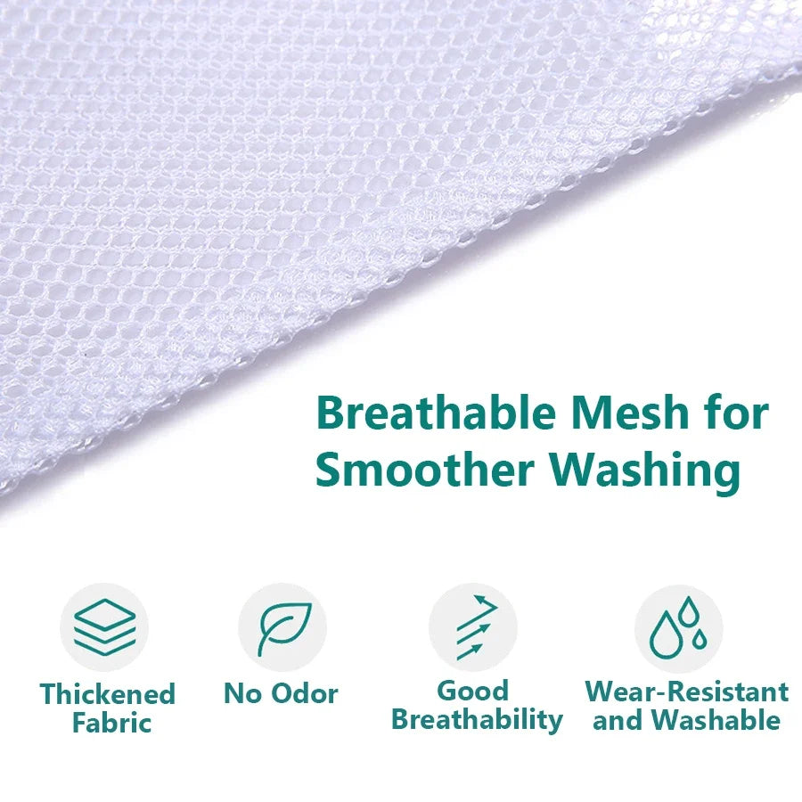 3 Pcs Set Zippered Mesh Laundry Bags for Underwear & Delicates Care
