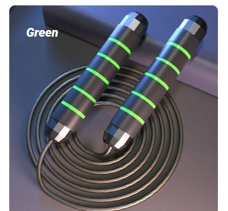 Jump Rope Adjustable Steel Wire Tangle-Free Fitness Workout Equipment