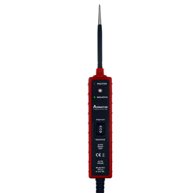 Automotive Electric Circuit Tester with Power Switch for Vehicle Diagnostics