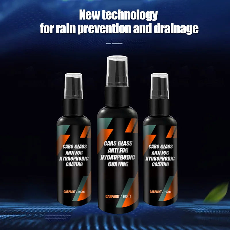 Car Glass Anti-Rain Spray Repellent Nano Coating Waterproof Agent 34ml