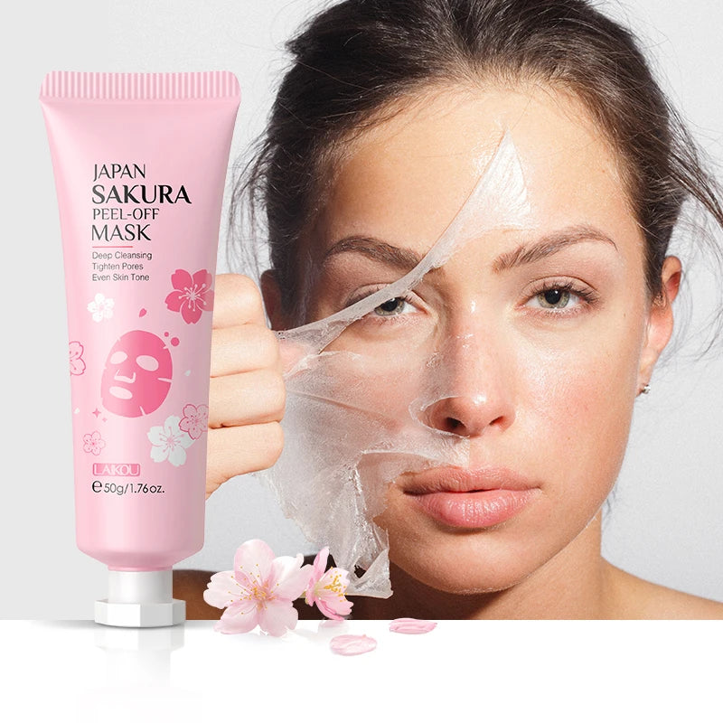 LAIKOU Sakura Skincare Set - Moisturizing Anti-Aging Facial Kit Gift Set