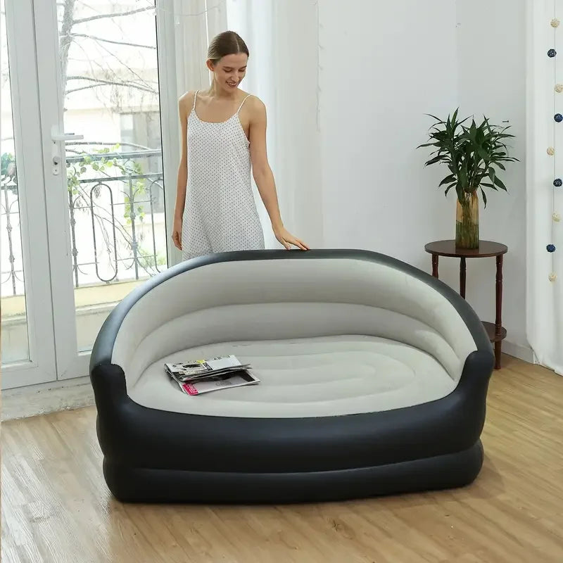 Portable Inflatable Double Sofa Bed for Camping & Outdoor Lounging