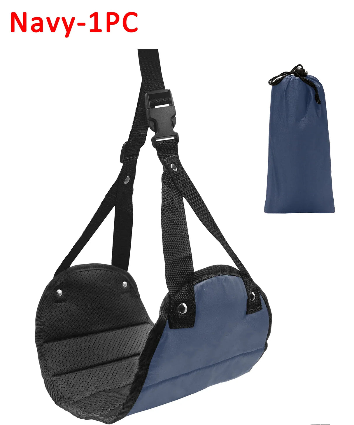 Portable Adjustable Leg Hammock for Airplane, Office, Car Travel Support