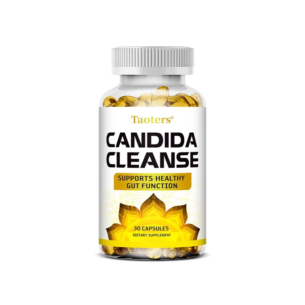 Candida Cleanse 120 Capsules for Daily Routines and Digestive Health