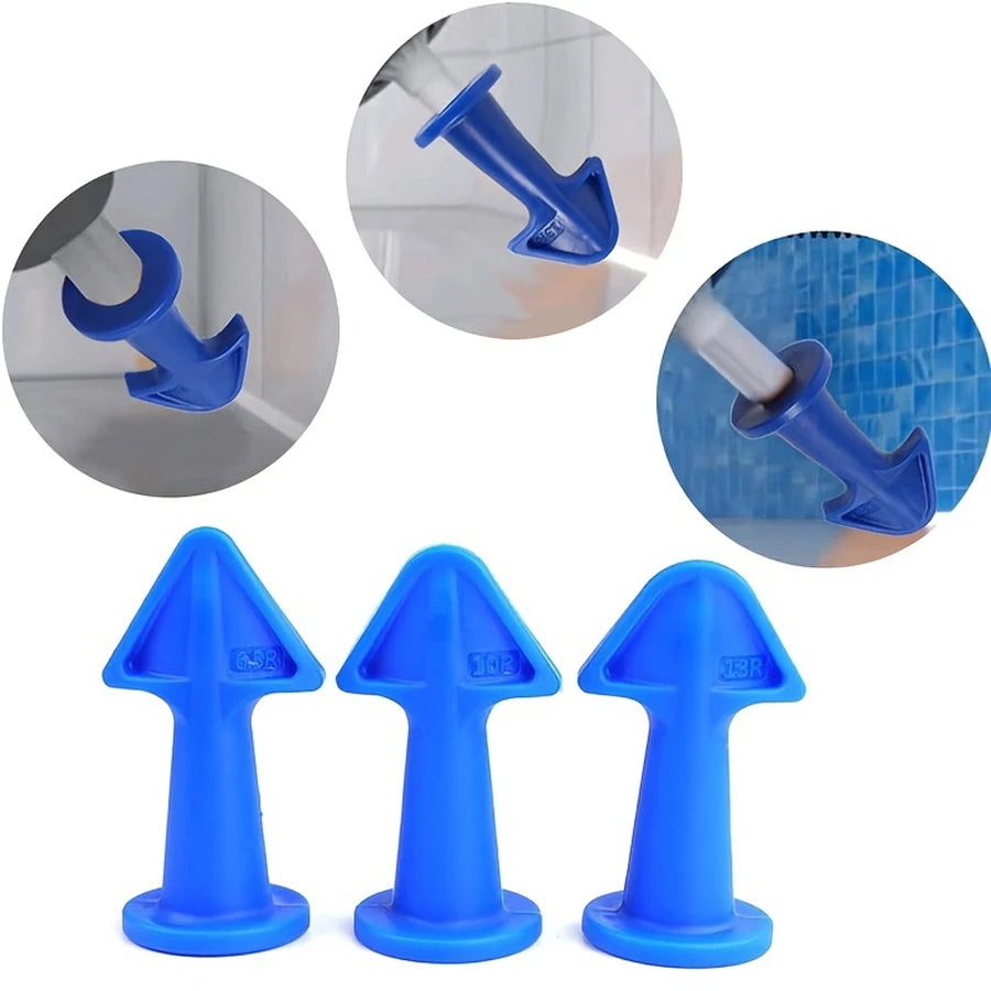 3PCS Silicone Caulk Nozzle Applicator Tools Kit for Sealant and Epoxy