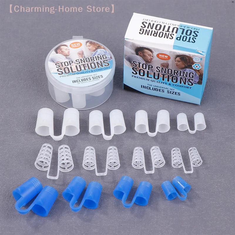 Silicone Nasal Dilators for Snoring Relief, 4/8 Pieces Set