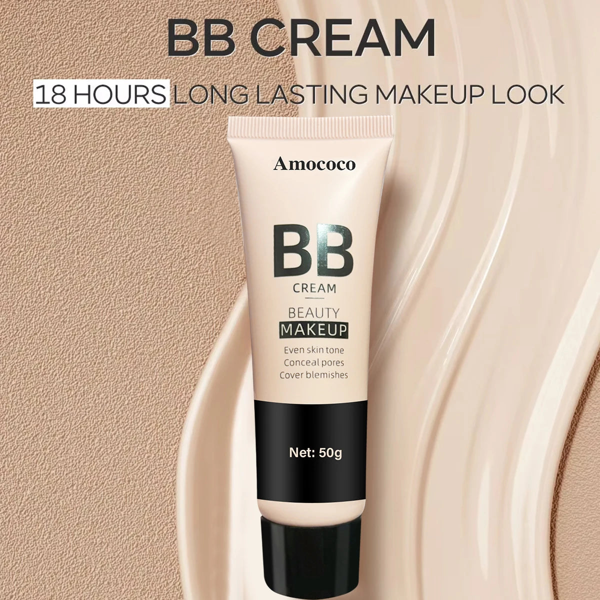 BB Cream Makeup Base Cream, 50g Each, Multi Shade Options, 2pcs Set