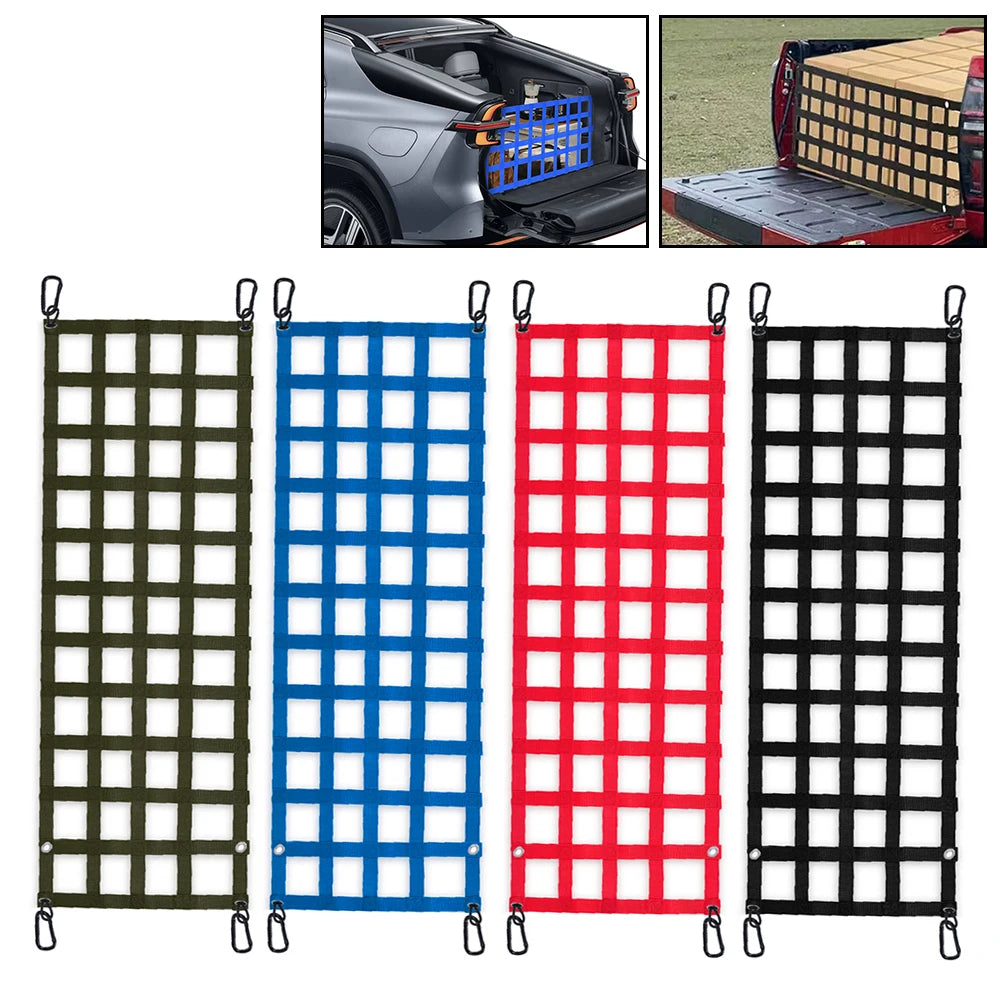 Heavy Duty Tailgate Cargo Net 60"x18" for Truck, SUV, Van, Motorcycle
