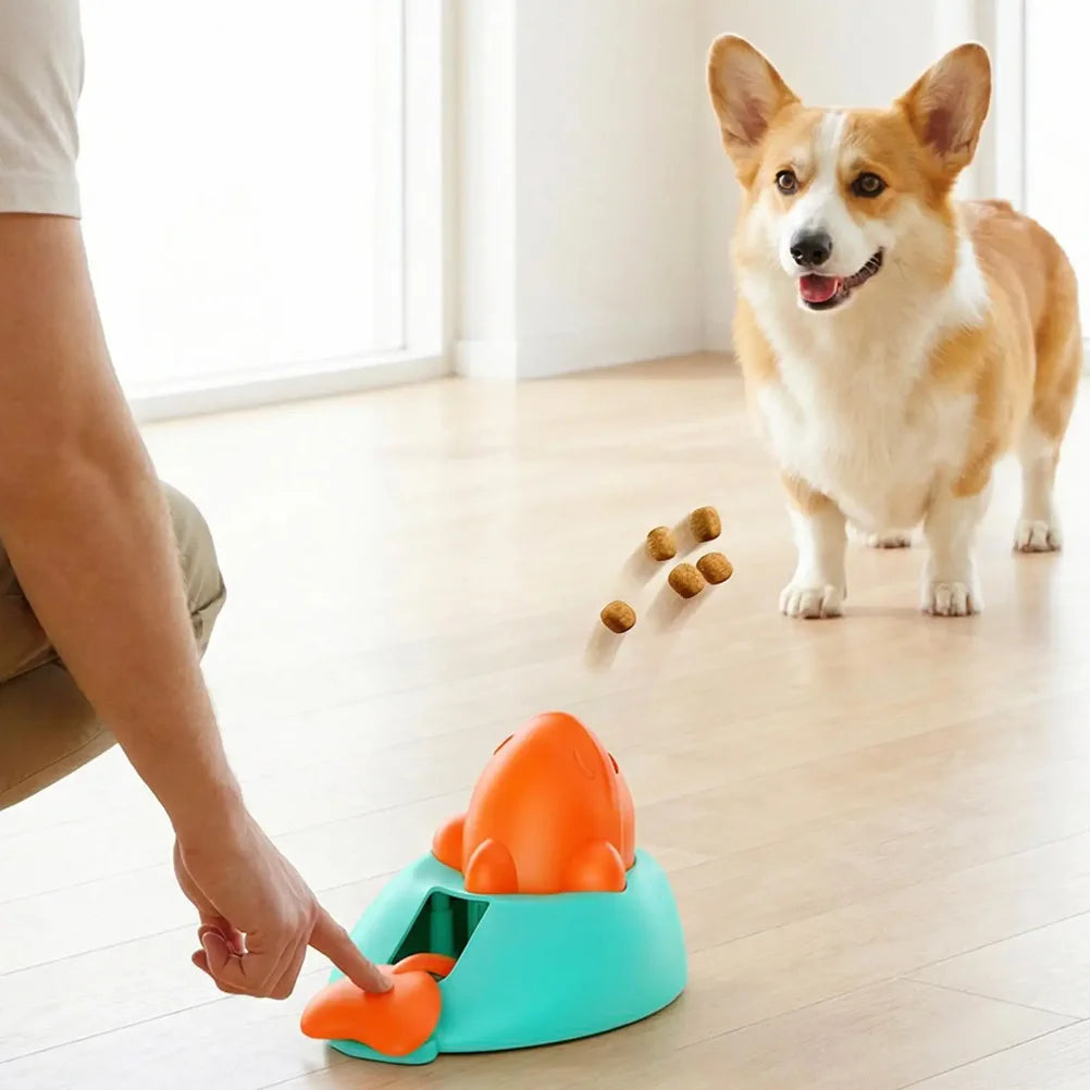 Interactive Pet Treat Dispenser Toy for Dogs - Educational Training Device