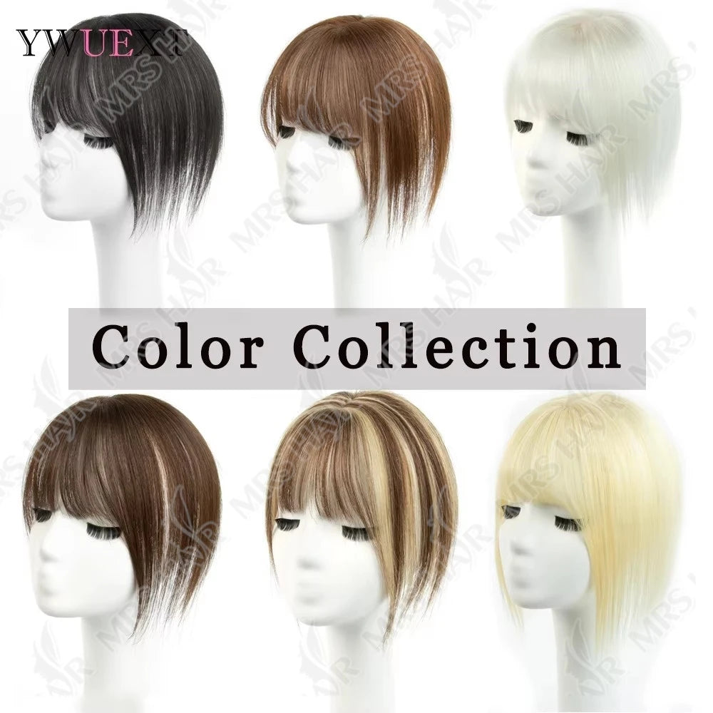 Human Hair Toppers with Clips for Women, 5x9cm Base, One Piece