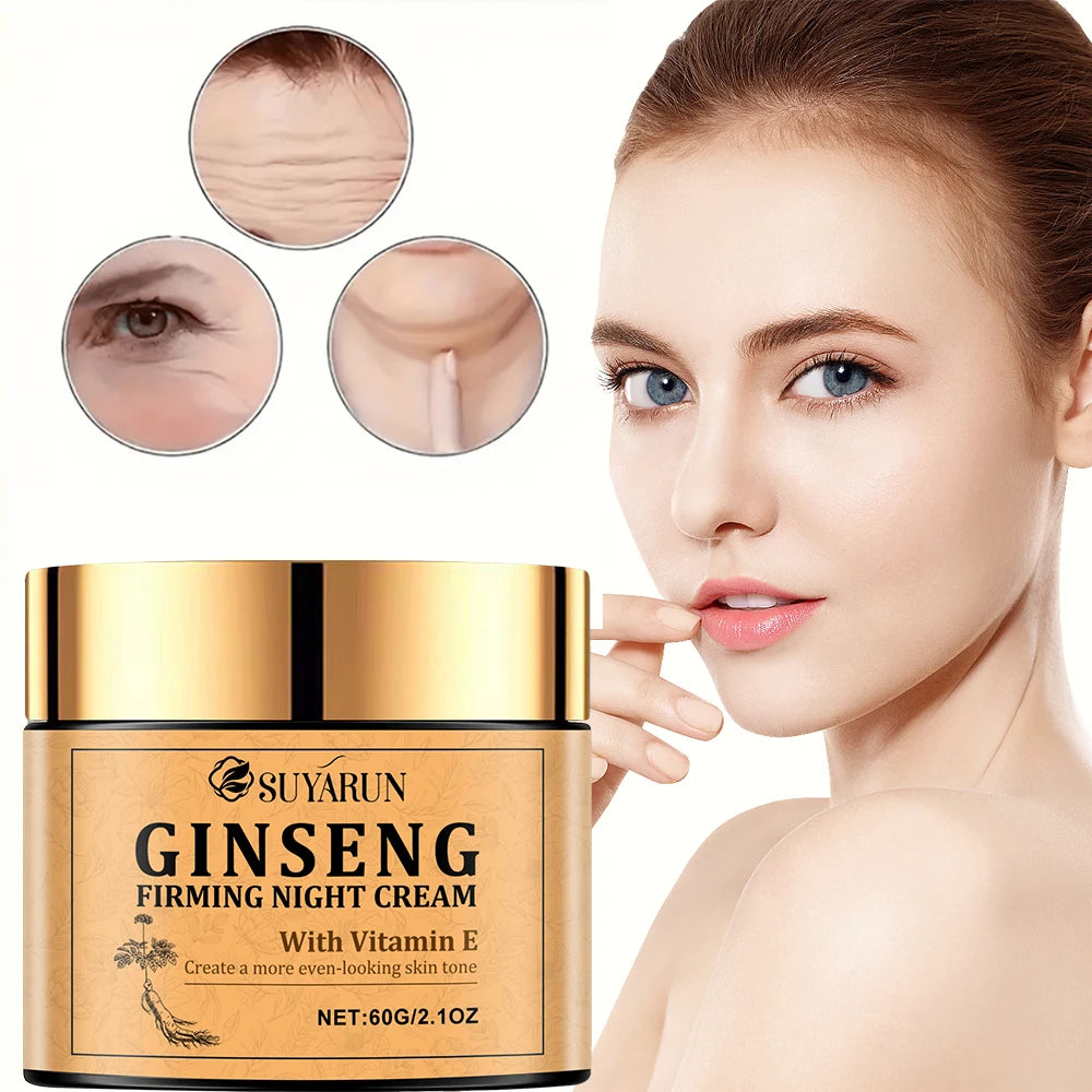 Ginseng Firming Night Cream - Moisturizing Anti-Aging Skin Care 50ml