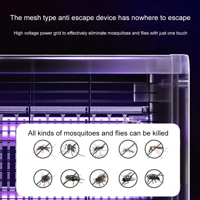 Electric Mosquito Trap Lamp - Silent Insect Killer for Garden & Outdoor