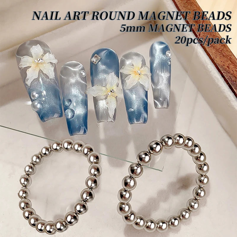 Magnetic Nail Art Tool 6-in-1 for Glitter Effect Manicure Design