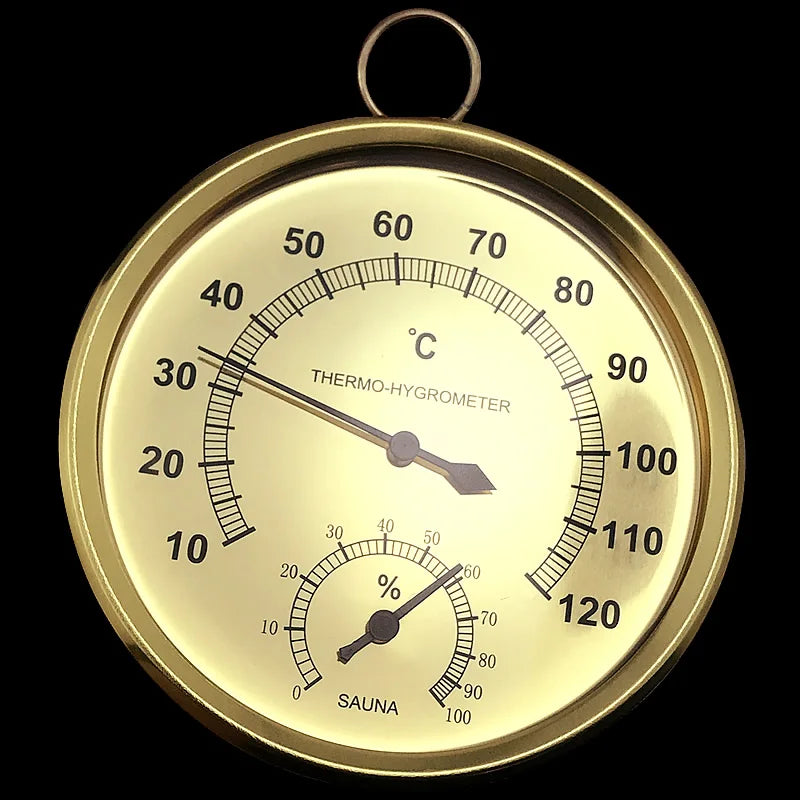 Sauna Thermometer Hygrometer Wall Hanging Bath Room Accessories