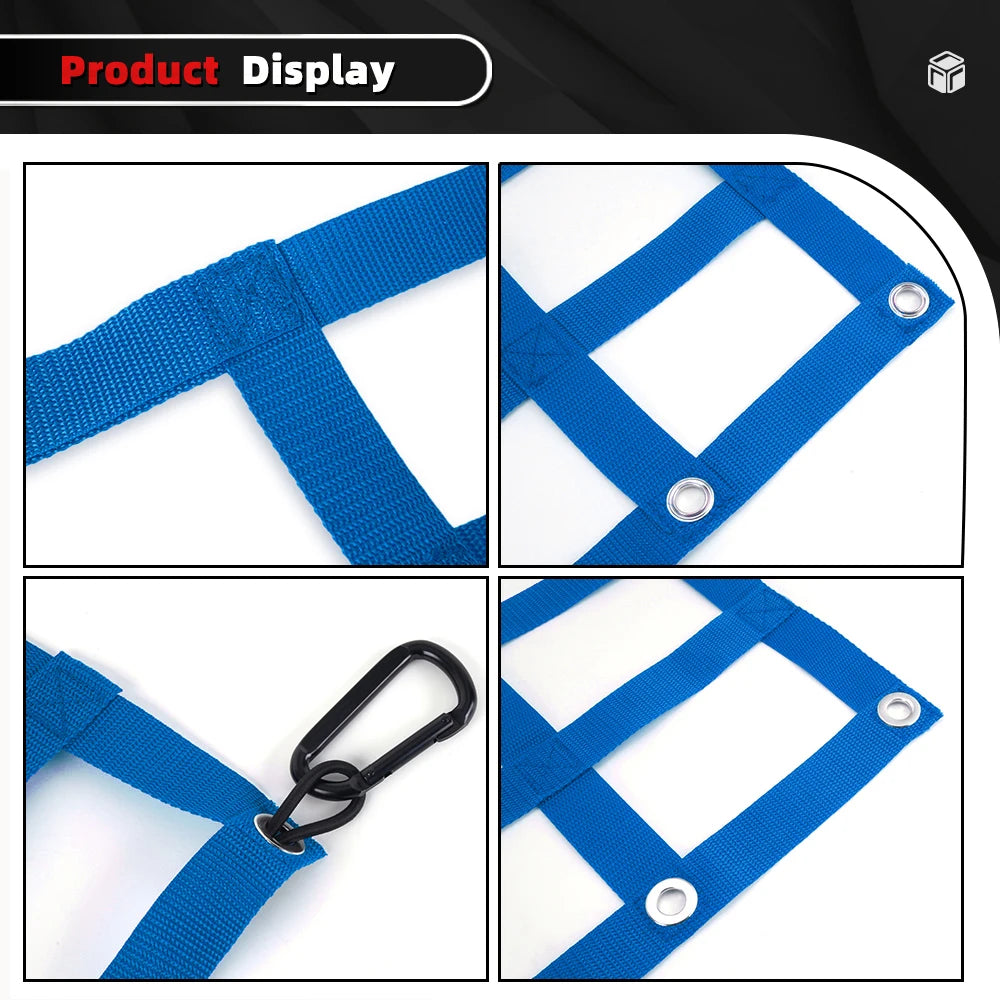 Heavy Duty Tailgate Cargo Net 60"x18" for Truck, SUV, Van, Motorcycle