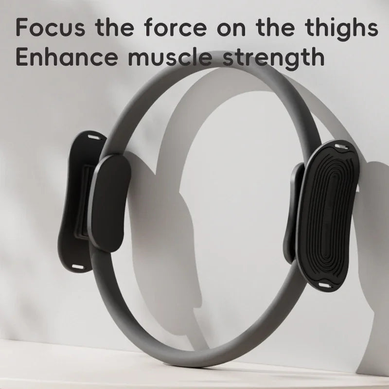 Pilates Ring Fitness Circle - Lightweight Foam Padded Handles, Toning