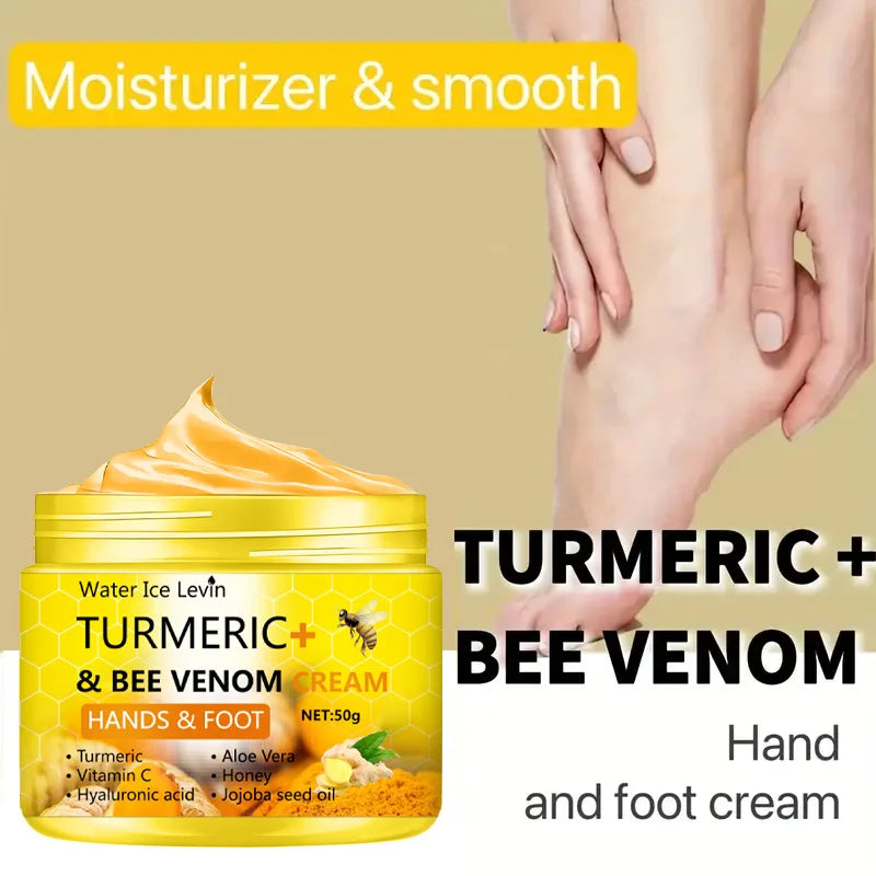 Turmeric Foot Cream 50g | Anti-Dryness & Cracked Skin Repair