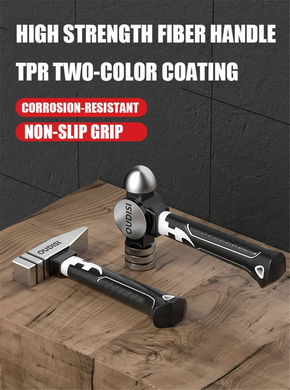 Heavy Duty Octagonal Hammer, High Carbon Steel, Magnetic Nail Tool