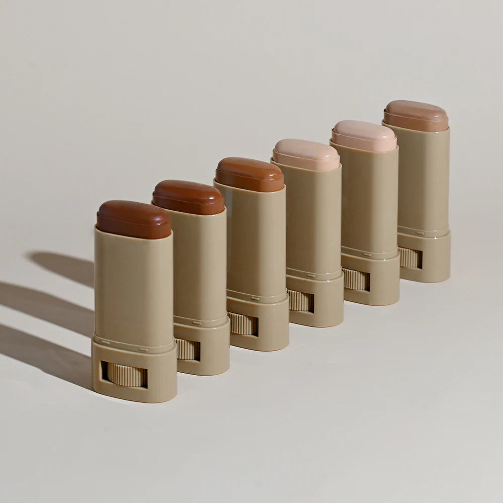 Skin Tint Balm Foundation Stick, Medium Coverage, Portable Makeup