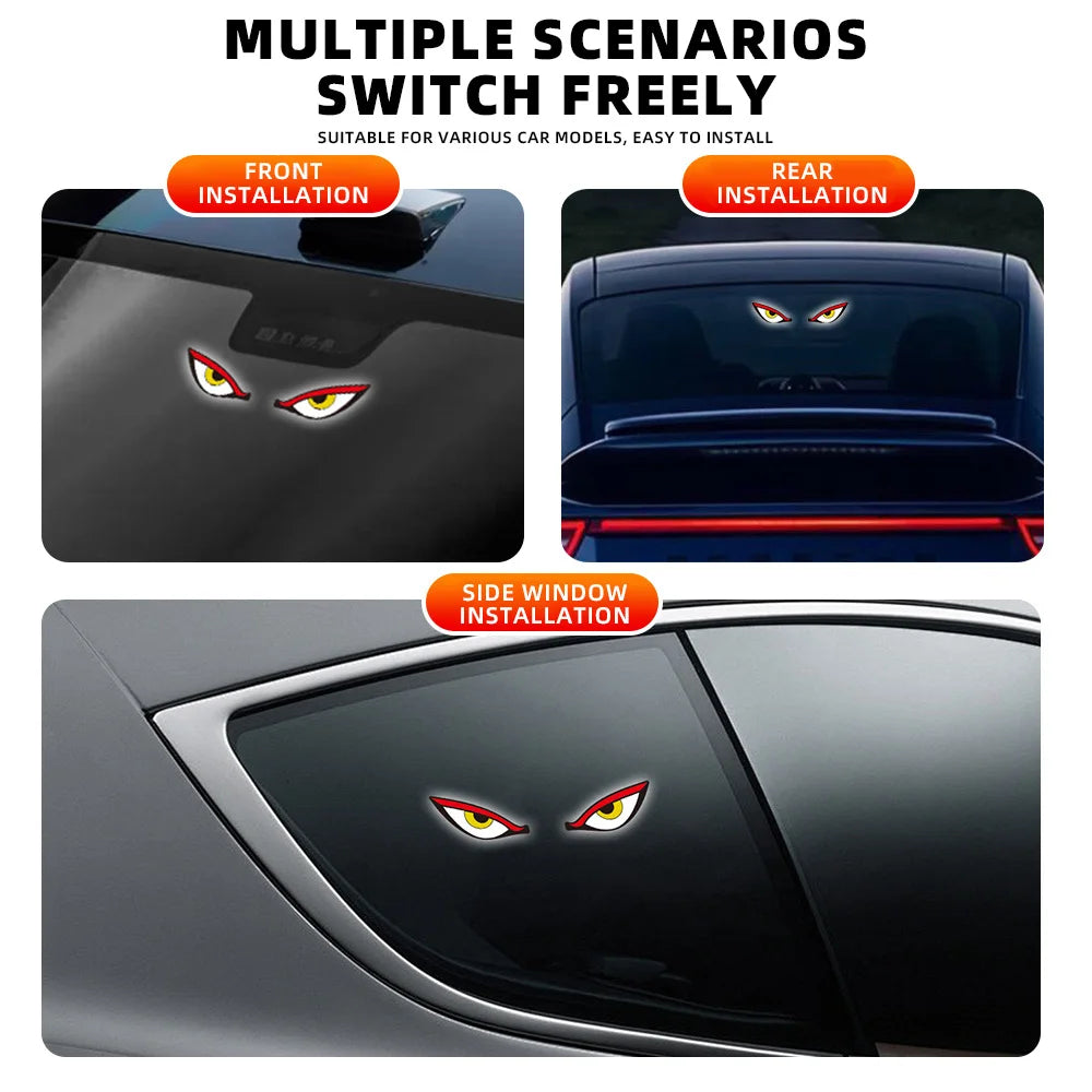 Solar Powered Neon Light LED Car Ambient Lamp USB Rechargeable Cool Effect