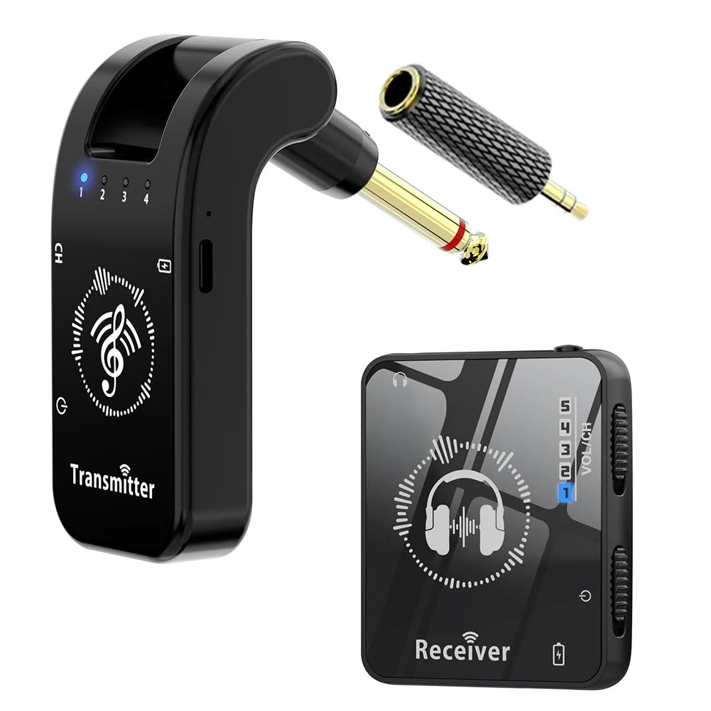 Wireless In-Ear Monitor System Rechargeable 10H Battery Live for Performance