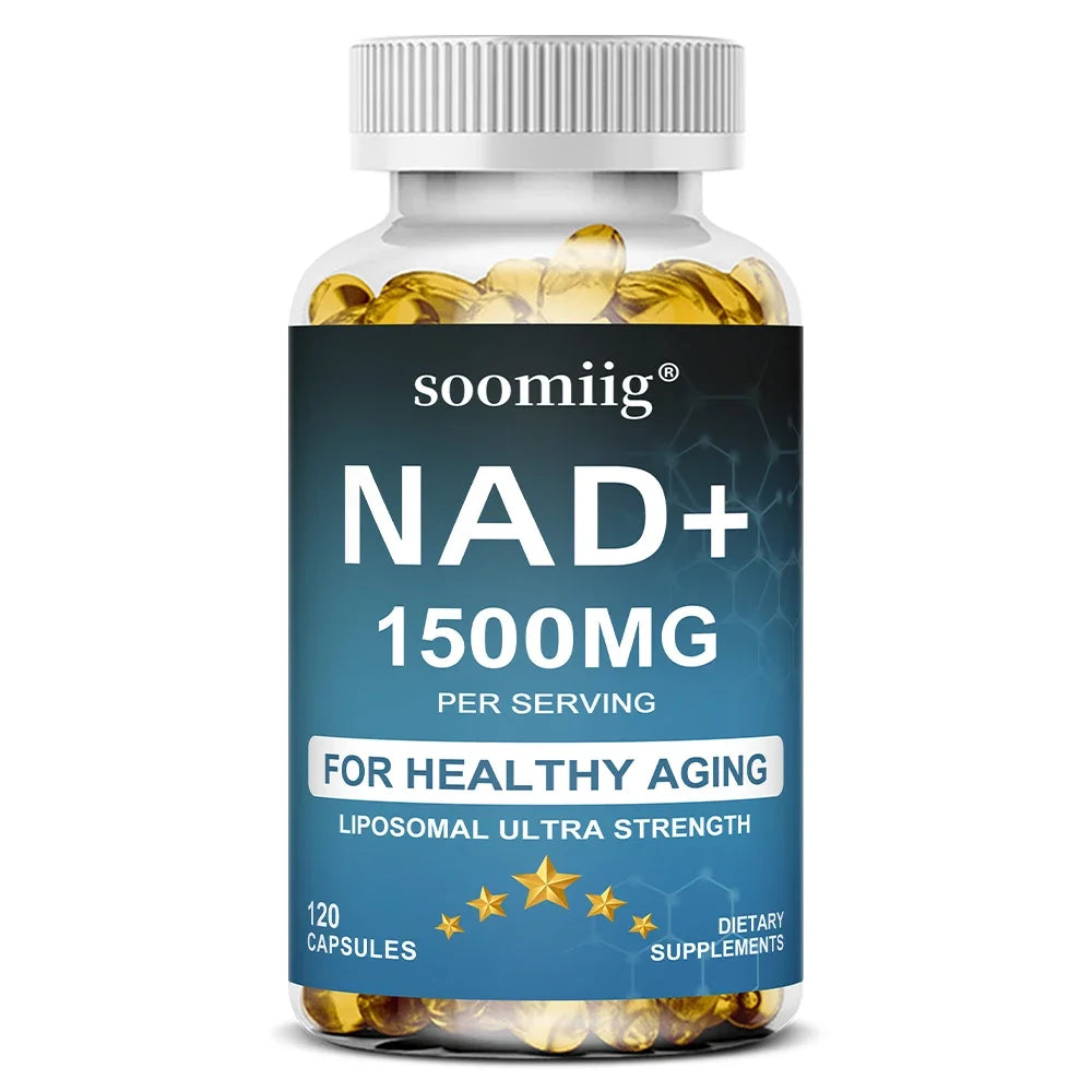 NAD 1500 Mg + Trans-Resveratrol - Energy Support & Cell Repair Supplement