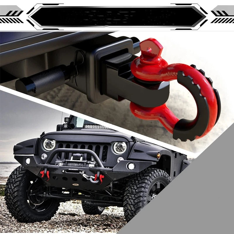 Heavy Duty Tow Hitch Receiver 2" 35,000 Lbs 16 Ton Break Strength Off-Road
