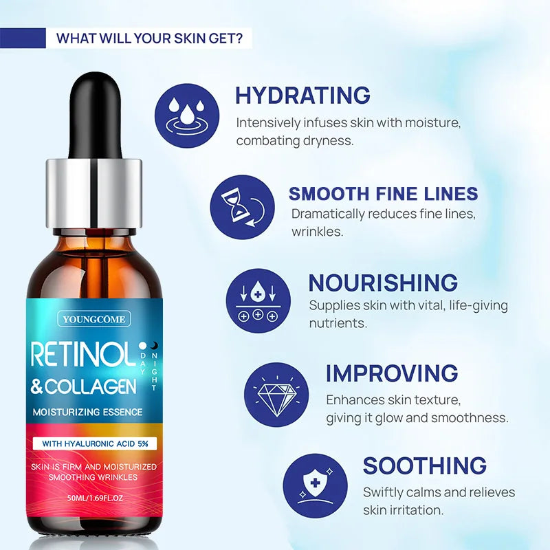 Retinol Face Cream 50ml - Moisturizing, Firming, Brightening Skincare
