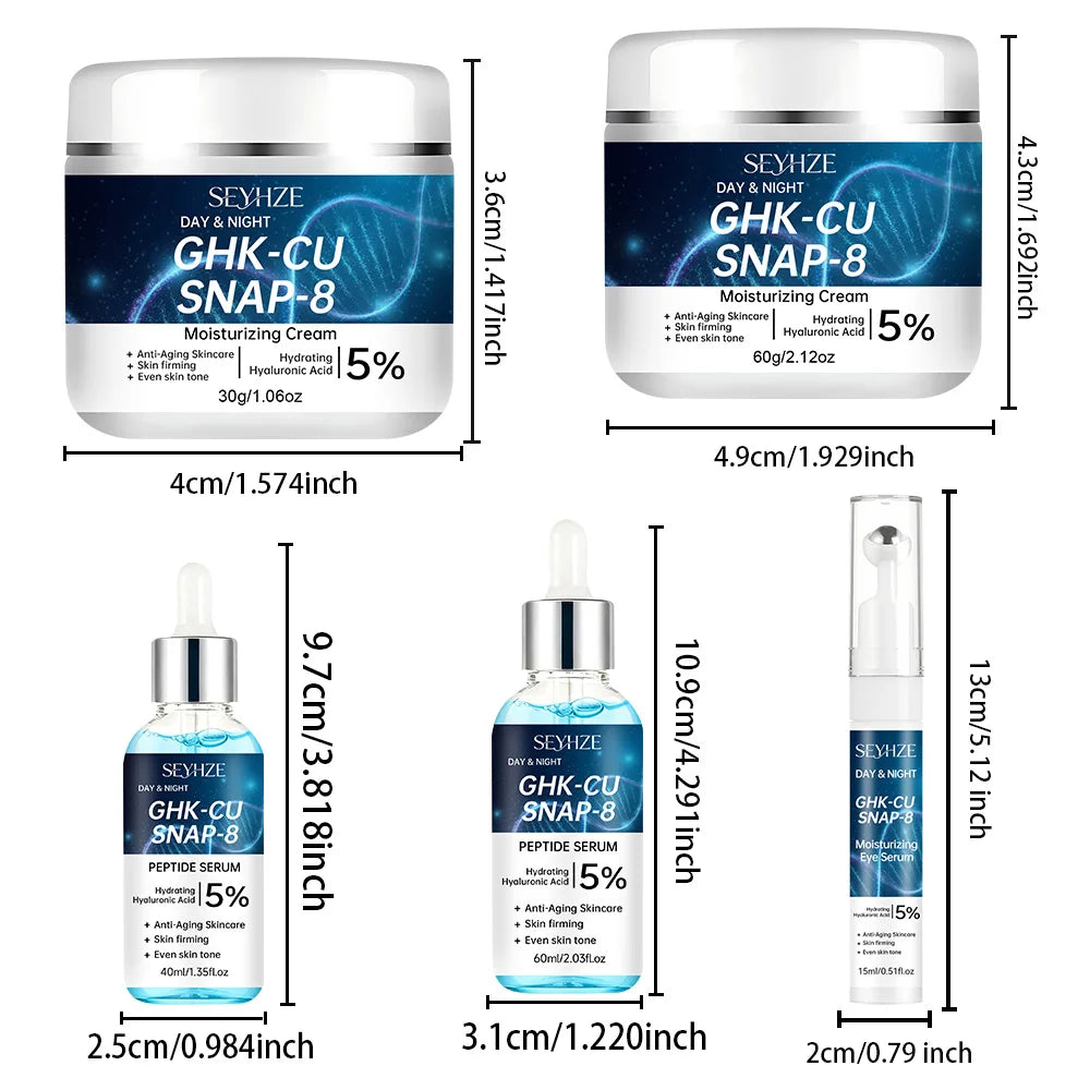 Facial Skincare Kit 3pcs Eye Essence Moisturizing Cream Serum Hydration