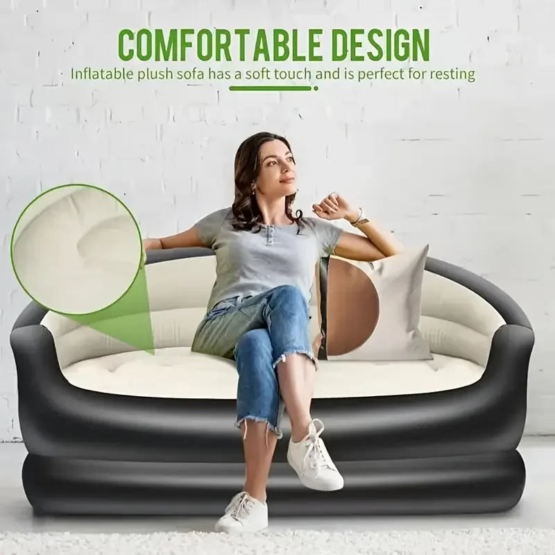 Portable Inflatable Double Sofa Bed for Camping & Outdoor Lounging
