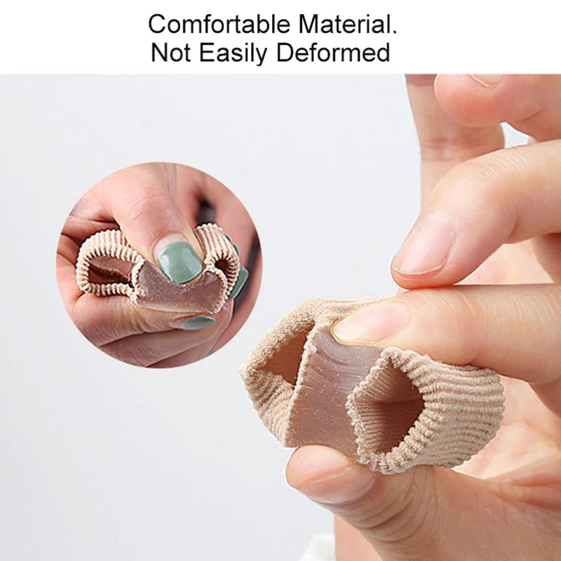 Silicone Toe Separator Bunion Corrector Gel Insoles for Shoes (1/2/4pcs)
