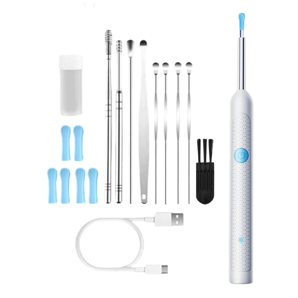 Smart Visual Wax Removal Tool with Camera Rechargeable Earpick Set
