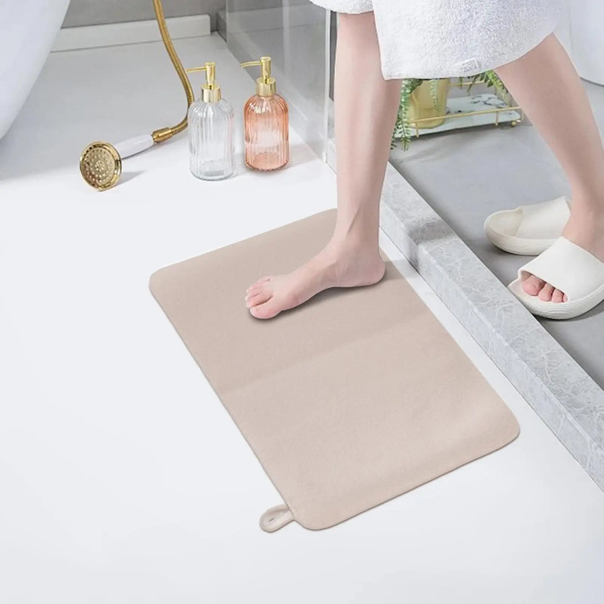 Sauna Mat Set 50x33cm 2pcs Water Absorbent Heat Insulation Cushion
