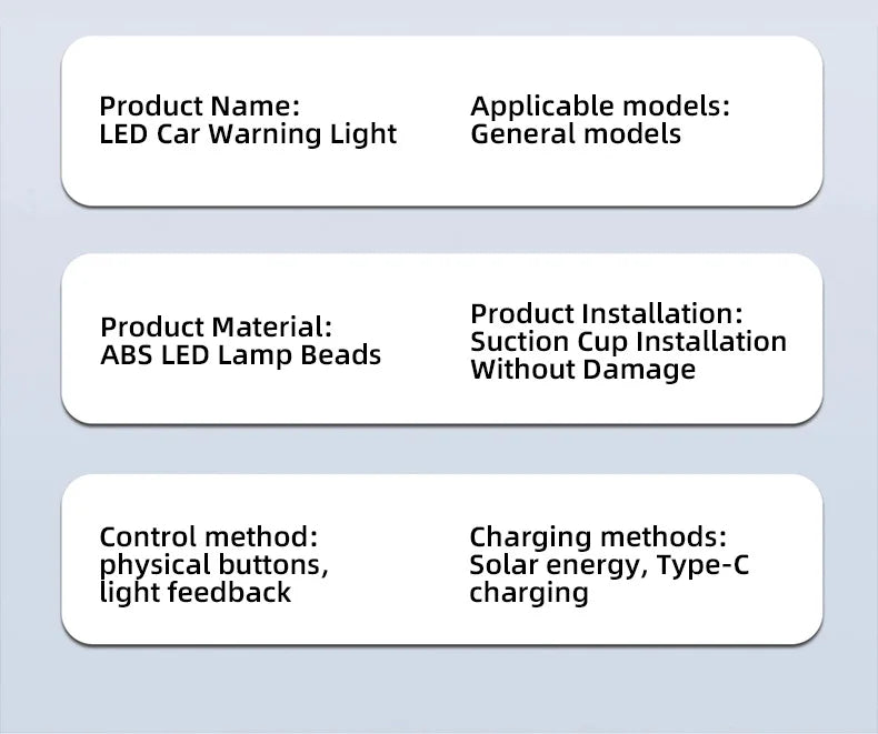 Solar Powered Neon Light LED Car Ambient Lamp USB Rechargeable Cool Effect
