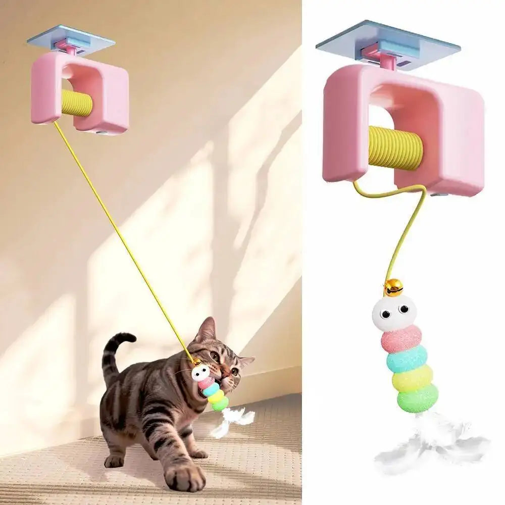 Interactive Electric Cat Teasing Stick Toy for Playtime and Fun