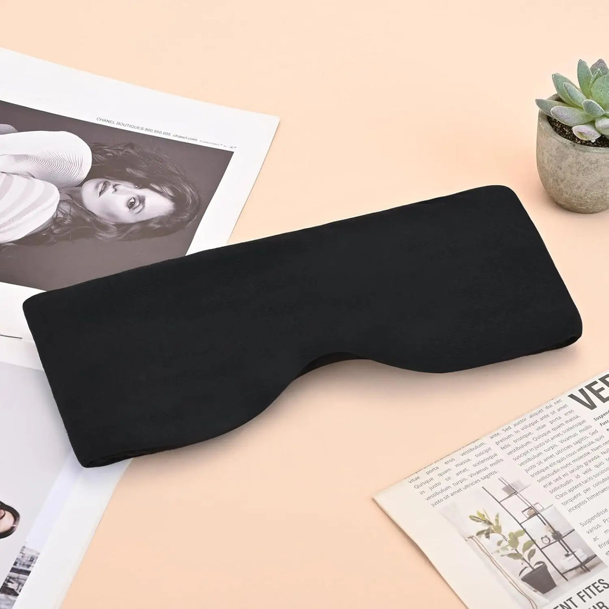 3D Contoured Travel Pillow Soft Adjustable Eye Mask Travel Accessories