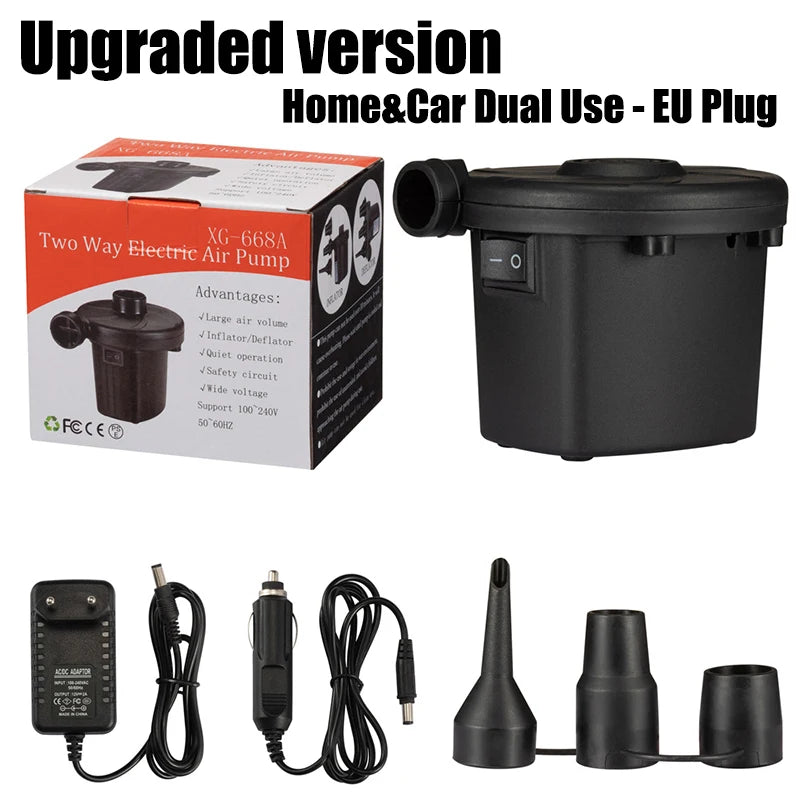 Portable Electric Air Pump for Camping and Inflatable Products