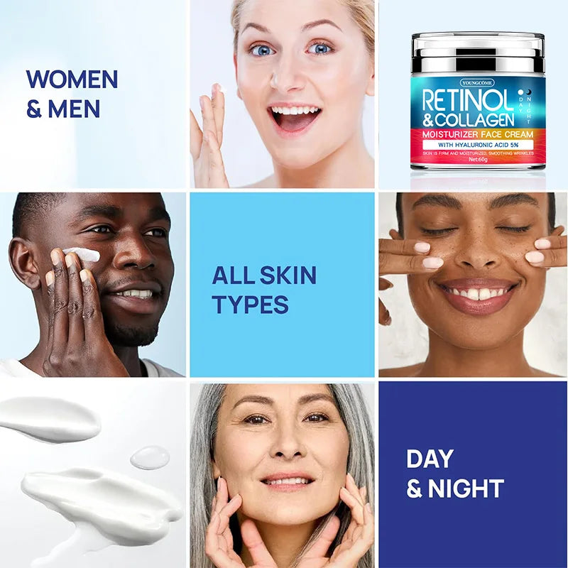 Retinol Face Cream 50ml - Moisturizing, Firming, Brightening Skincare
