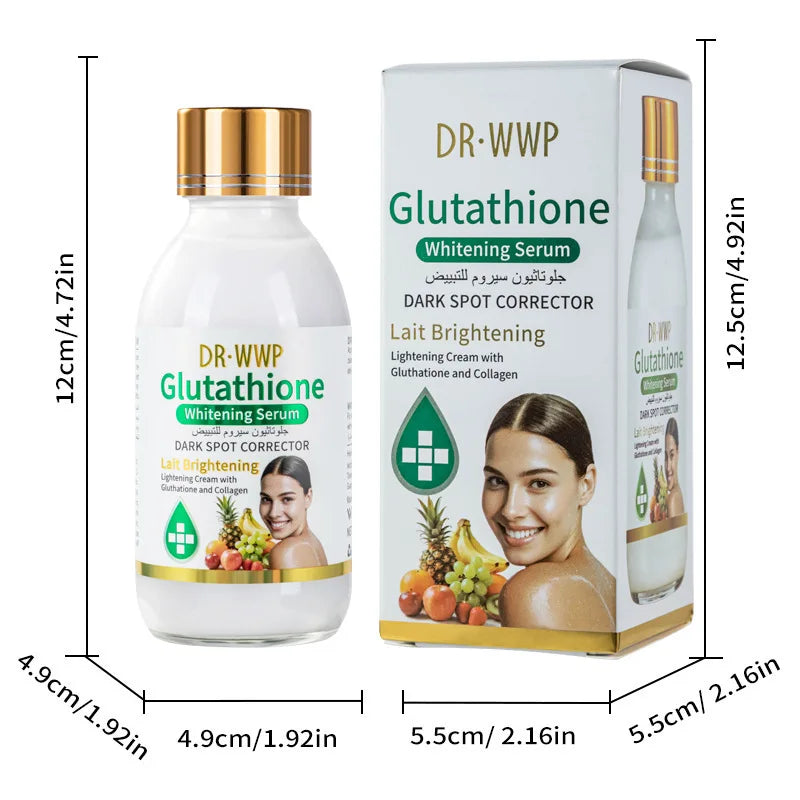 Glutathione Whitening Face Essence 125ml - Moisturizing Serum for Bright Skin