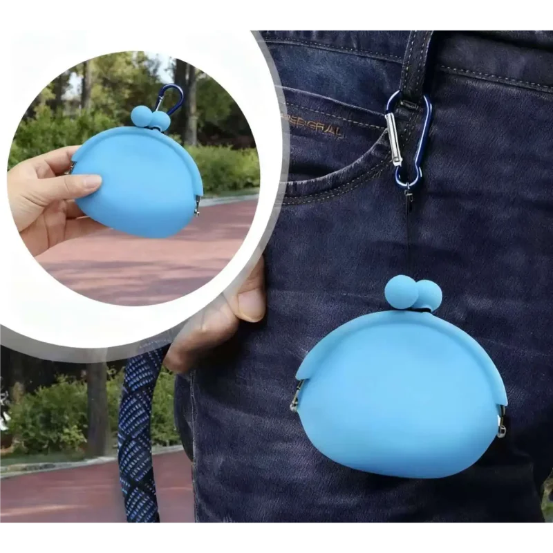 Silicone Dog Training Treat Bag | Portable Food Storage | Outdoor Use