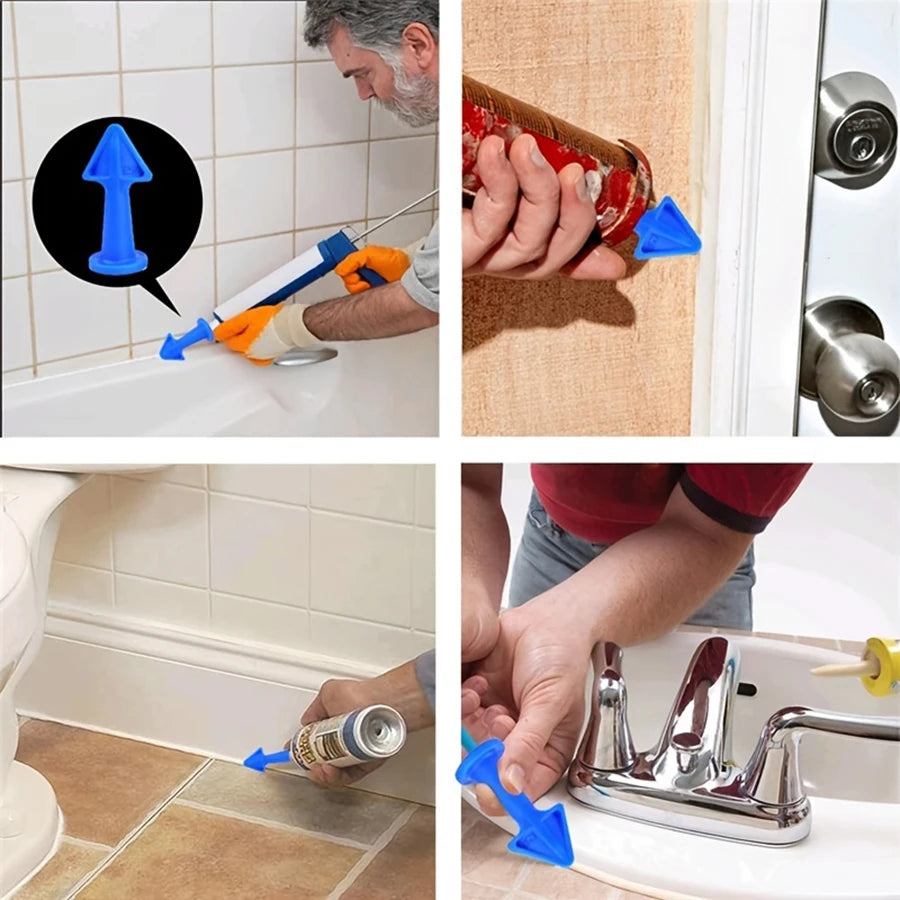 3PCS Silicone Caulk Nozzle Applicator Tools Kit for Sealant and Epoxy