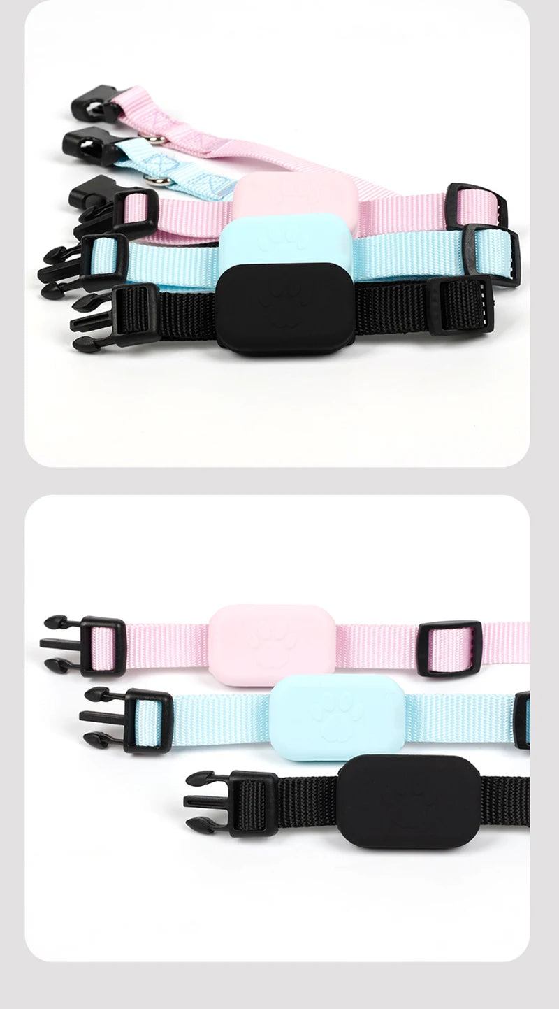 Pet GPS Tracker Collar for Cats & Dogs - Waterproof Real-Time Locator