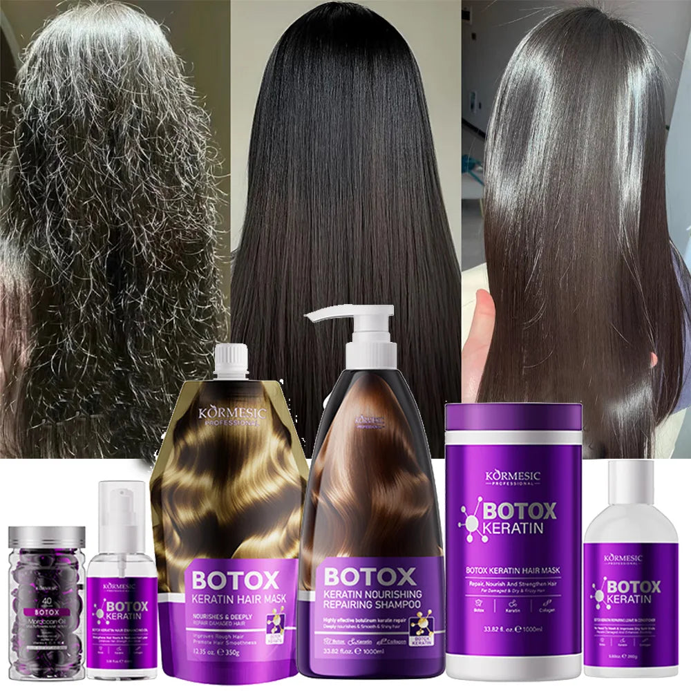Keratin Hair Mask 5 Seconds Repair for Damaged Frizzy Hair Care