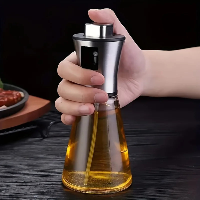 Stainless Steel Olive Oil Sprayer 170ml Leak-Proof Misting Dispenser