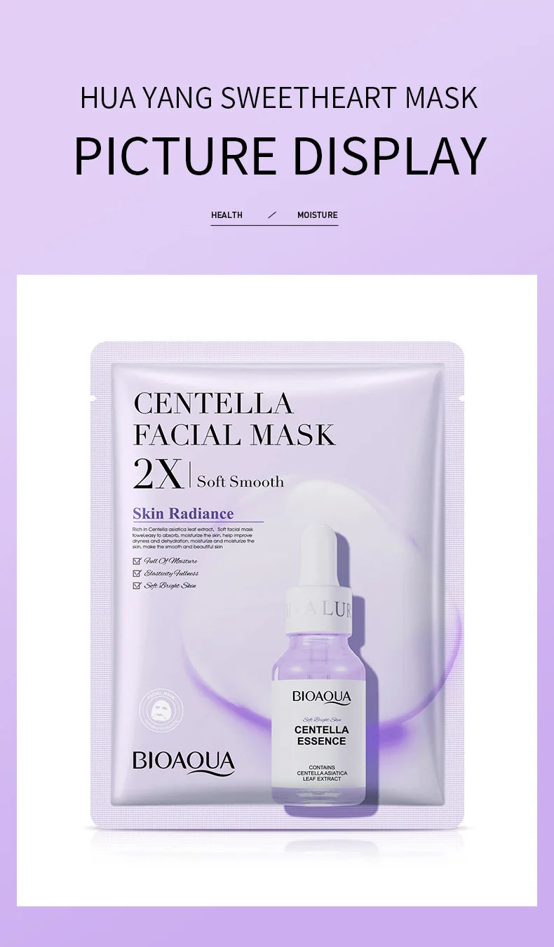 Centella Collagen Face Mask 20pcs Hydrating Skin Care Sheet Masks